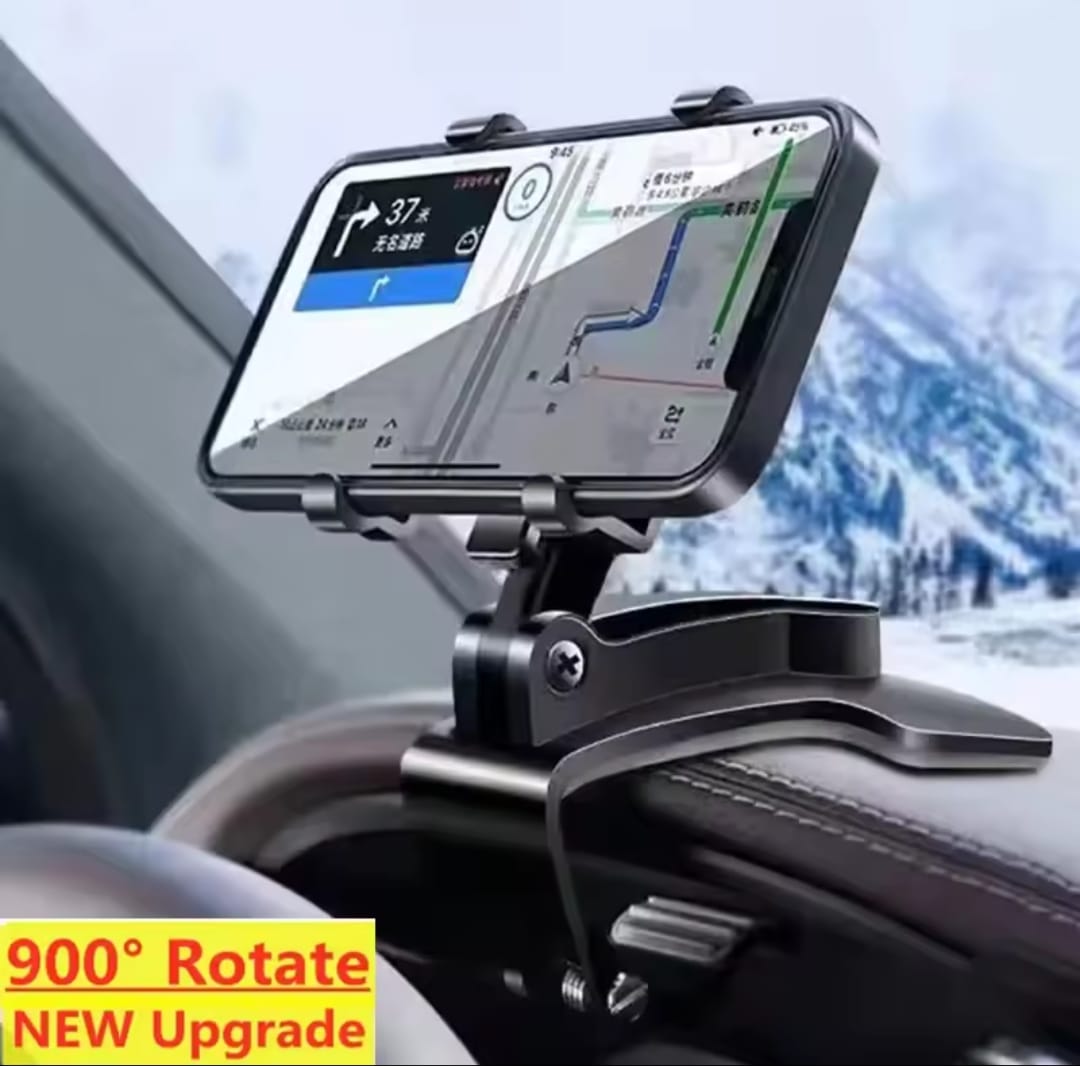 Dashboard Car Phone Holder ABS – 360° Rotatable